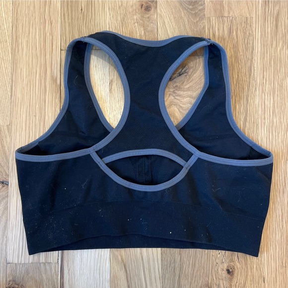 Womens PRANA Black & Gray Sports Gym Workout Bra 3XL XXXL - Picture 4 of 4